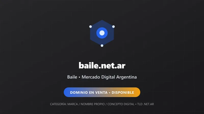 Identidad gráfica y activo digital para Baile en Argentina